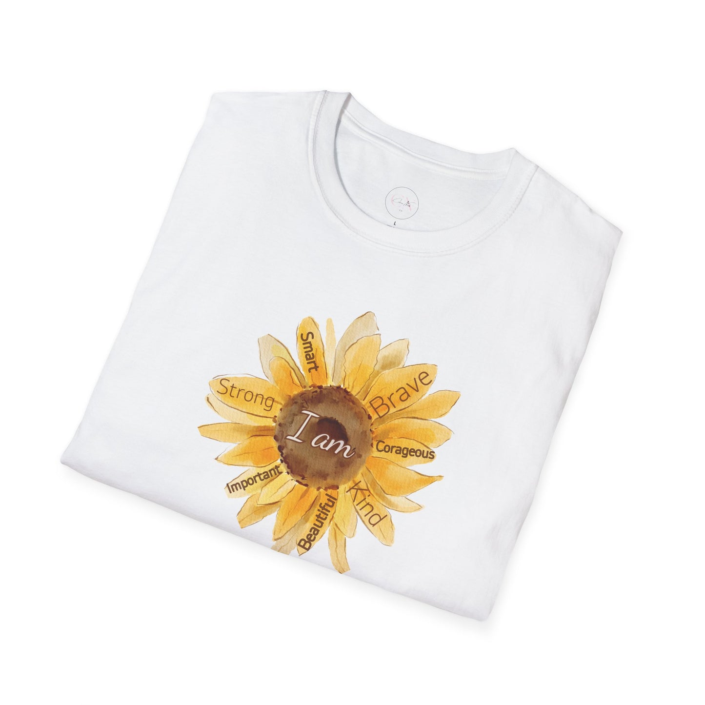 Sunflower — I Am Loved Floral Tee