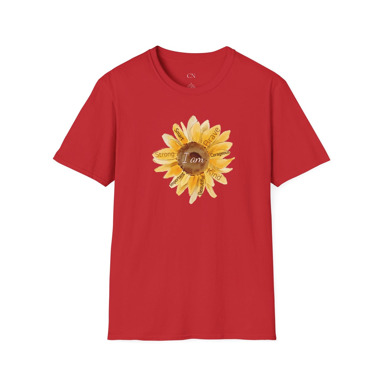 Sunflower — I Am Loved Floral Tee