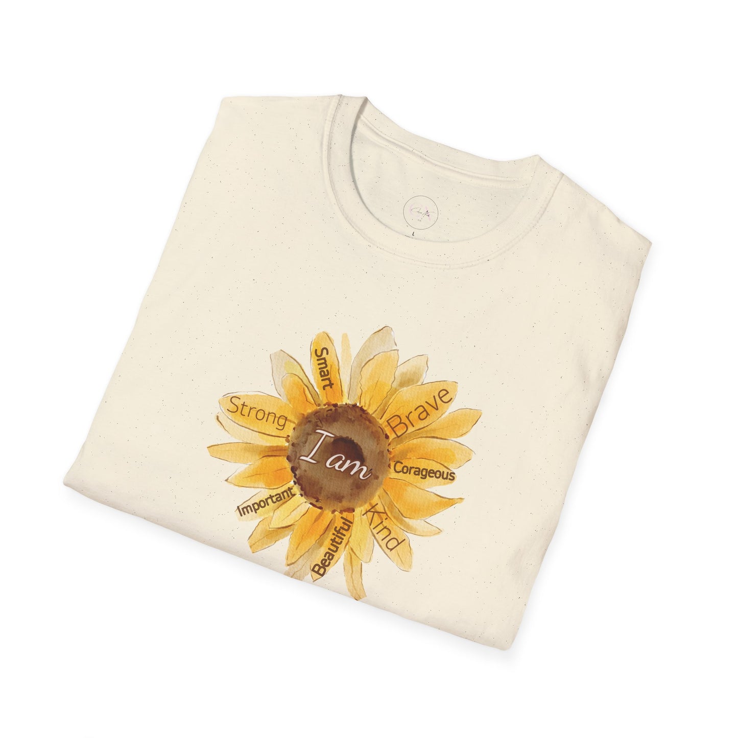 Sunflower — I Am Loved Floral Tee