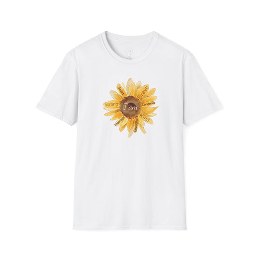 Sunflower — I Am Loved Floral Tee