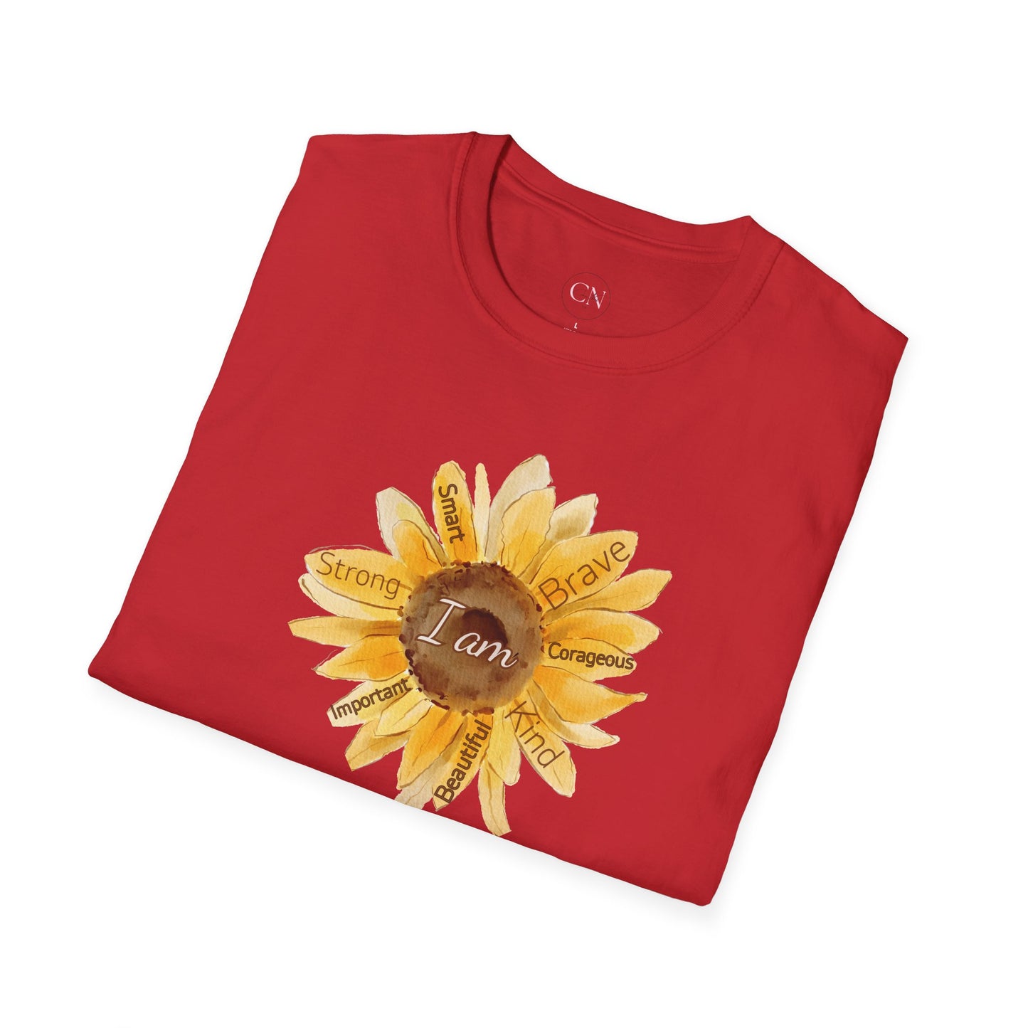 Sunflower — I Am Loved Floral Tee