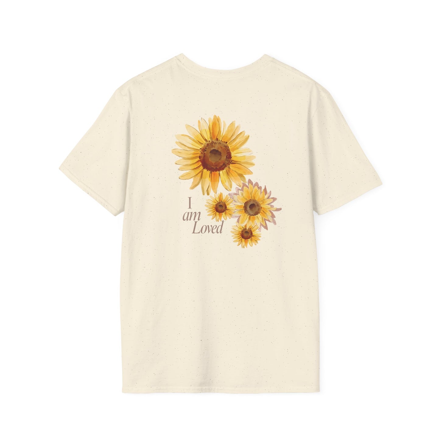 Sunflower "Grow • Blossom • Bloom" T-Shirt — I Am Loved Floral Tee